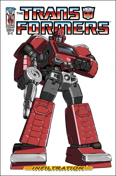 Transformers: Infiltration issue 5-G Guido Guidi "Ironhide" White Cover 1:100