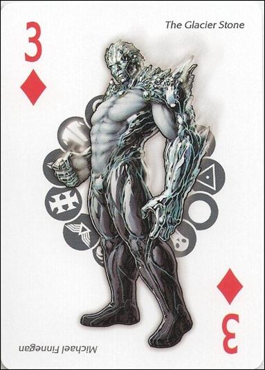 Artifacts Playing Cards (Promo) card 3 Diamonds The Glacier Stone - Michael Finnegan