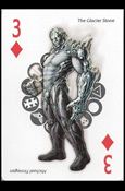 Artifacts Playing Cards (Promo) card 3 Diamonds The Glacier Stone - Michael Finnegan