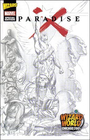 Paradise X: Special Edition issue 1-B Wizard World Chicago Sketch Cover