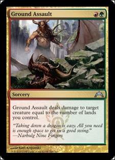 Magic the Gathering: Gatecrash (Base Set) card 168 Ground Assault
