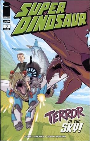 Super Dinosaur issue 3 Green Logo Cover