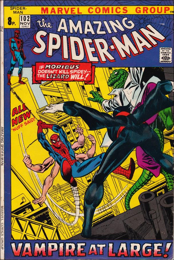 Amazing Spider-Man (1963) issue 102-B UK Price Cover