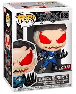 POP! Marvel figure 689-B Venomized Mr. Fantastic (Metallic)