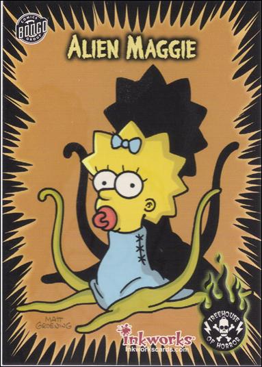 Simpsons Mania! (Base Set) card 42 Alien Maggie
