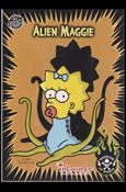 Simpsons Mania! (Base Set) card 42 Alien Maggie