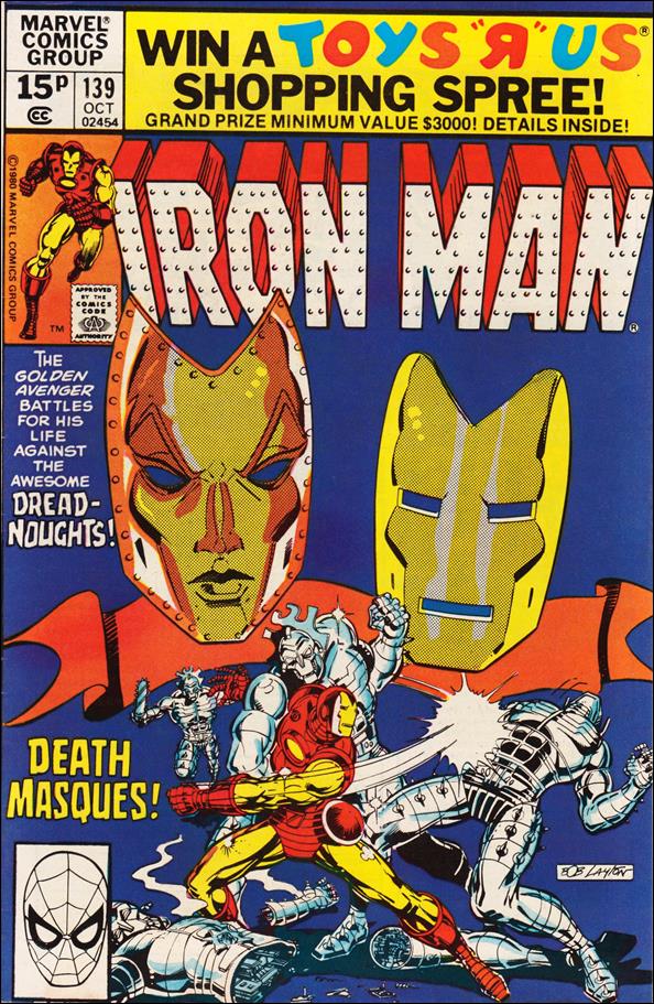 Iron Man (1968) issue 139-B UK Price Cover