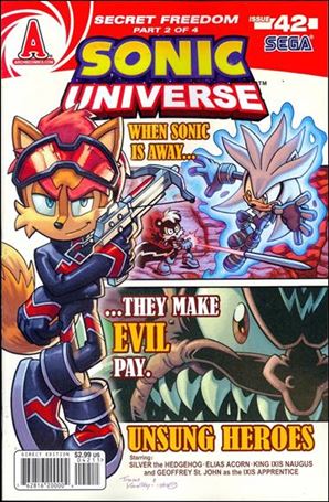 Sonic Universe issue 42 Stephen Downer Cover