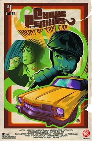 Cyrus Perkins and the Haunted Taxi Cab issue 1-B Casey Castille Cover