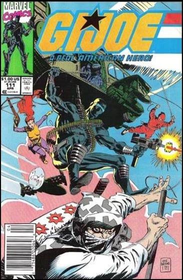 G.I. Joe: A Real American Hero issue 111-B Newsstand Cover