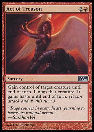 Magic the Gathering: 2010 Core Set (Base Set) card 124 Act of Treason