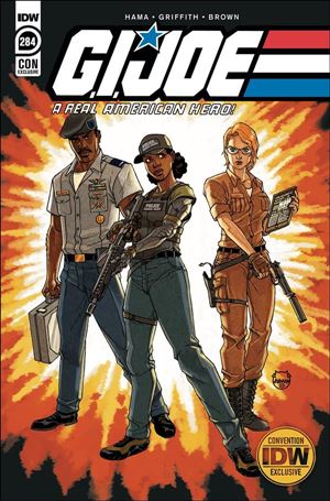 G.I. Joe: A Real American Hero issue 284-D Dave Johnson Convention Cover A (“CID” Team)