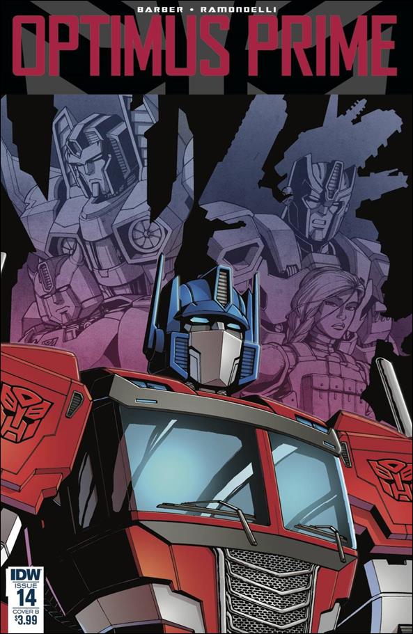 Optimus Prime issue 14-B Casey Coller Cover