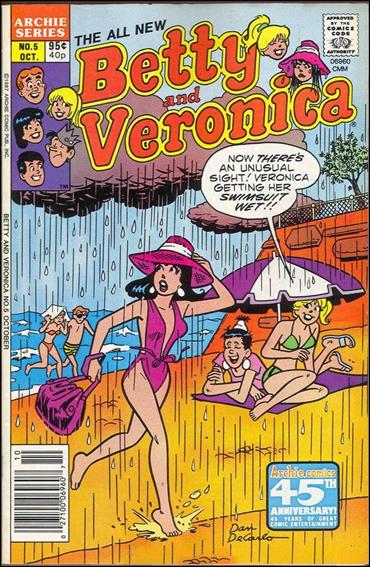 Betty and Veronica (1987) issue 5-B Canadian Price Cover