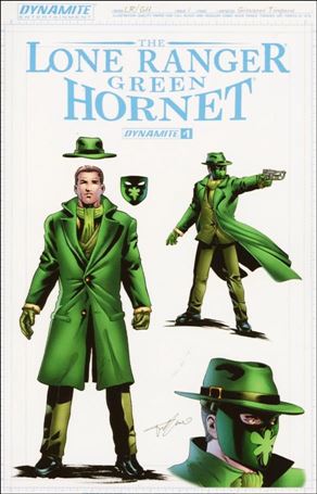Lone Ranger / Green Hornet issue 1-B Giovanni Timpano 1:10 Design Cover