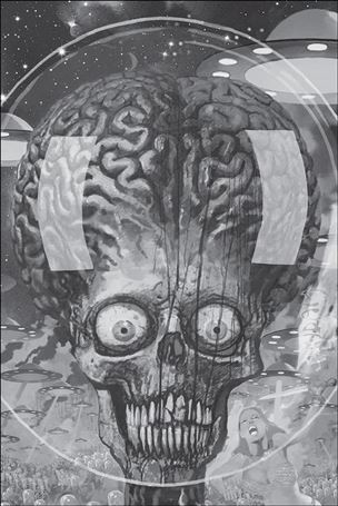 Mars Attacks Red Sonja issue 2-G Arthur Suydam 1:15 Black & White Virgin Cover