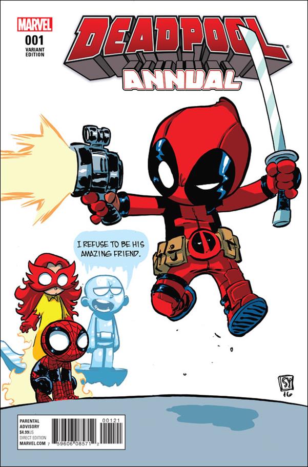 Deadpool Annual (2016) issue 1-B Skottie Young Baby Cover