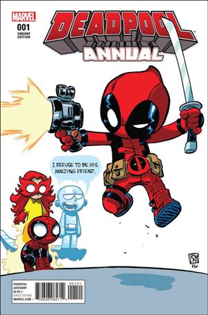 Deadpool Annual (2016) issue 1-B Skottie Young Baby Cover