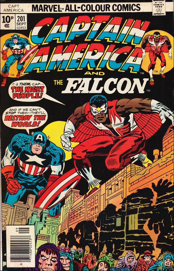 Captain America (1968) issue 201-B UK Price Cover