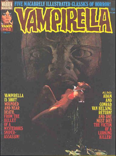 Vampirella issue 43 Ribas cover painting