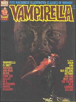 Vampirella issue 43 Ribas cover painting