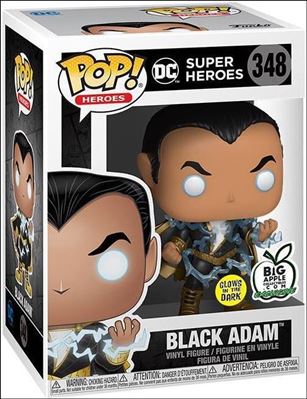 POP! Heroes figure 348 Black Adam (Glow) Big Apple Collectibles