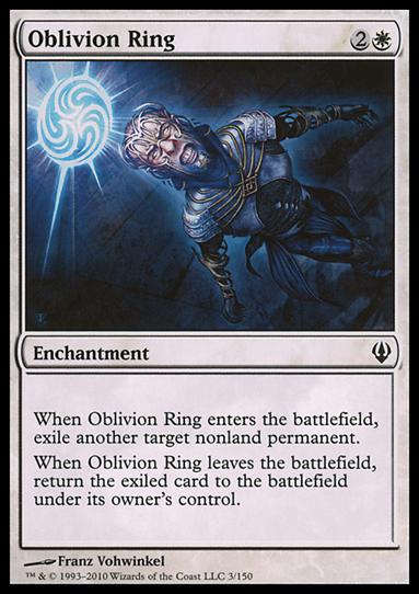 Magic the Gathering: Archenemy (Base Set) card 3 Oblivion Ring