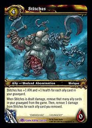 World of Warcraft: Through the Dark Portal (Base Set) card 246 Stitches