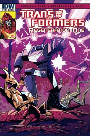 Transformers: Regeneration One issue 99-C Geoff Senior 1:10 Cover