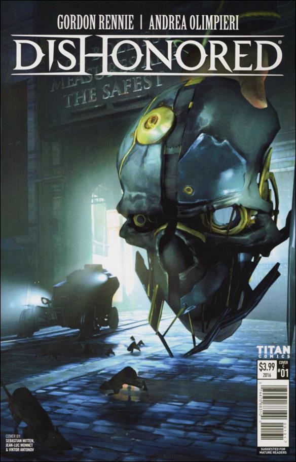Dishonored: The Wyrmwood Deceit issue 1-C Sebastian Mitten Game Cover