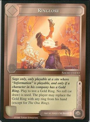 Middle-Earth: The Wizards (Base Set) card 366 Ringlore