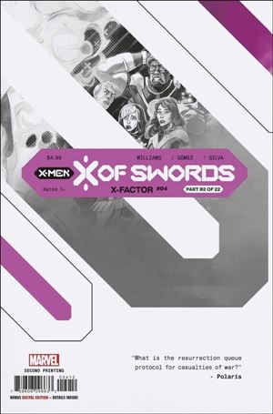 X-Factor (2020) issue 4-G Ivan Shavrin Cover (2nd Printing)