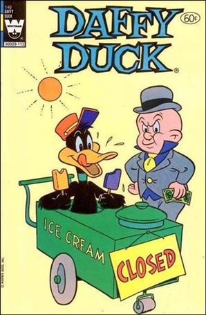 Daffy Duck issue 140-B White Logo
