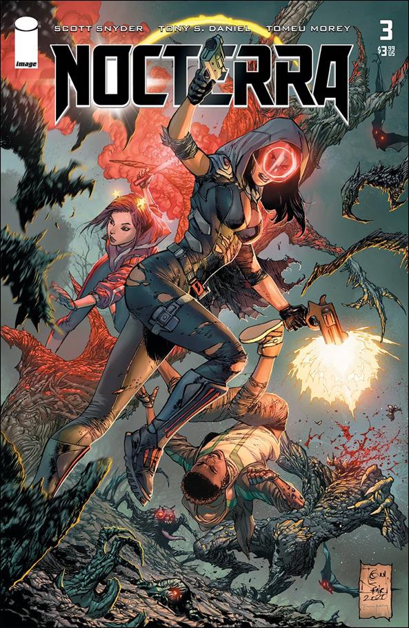 Nocterra issue 3-F Tony Daniel Group 1:50 Mask On Cover