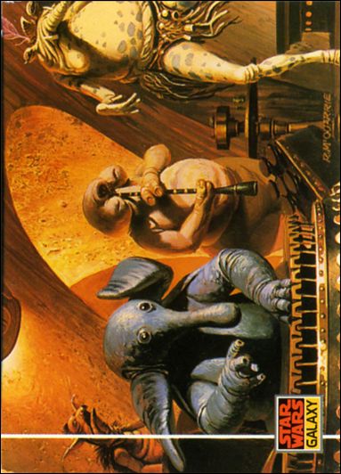 Star Wars Galaxy: Series 1 (Base Set) card 43 The Max Rebo Band