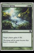 Magic the Gathering: 9th Edition (Base Set) card 257 Natural Spring