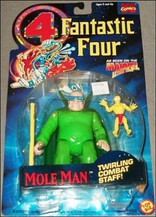 Fantastic Four  figure 4 Mole Man (Twirling Combat Staff)