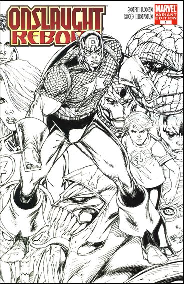 Onslaught Reborn issue 1-C Rob Liefeld Standard Sketch Cover