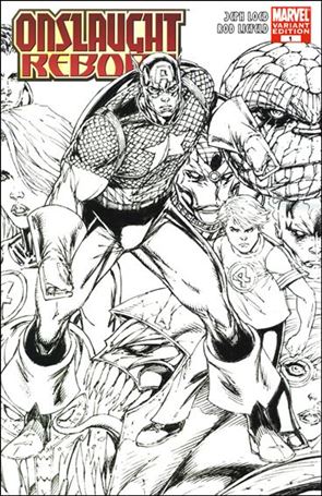 Onslaught Reborn issue 1-C Rob Liefeld Standard Sketch Cover