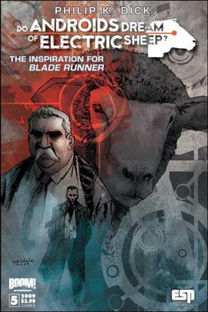 Do Androids Dream of Electric Sheep? issue 5-B Brett Weldele Cover