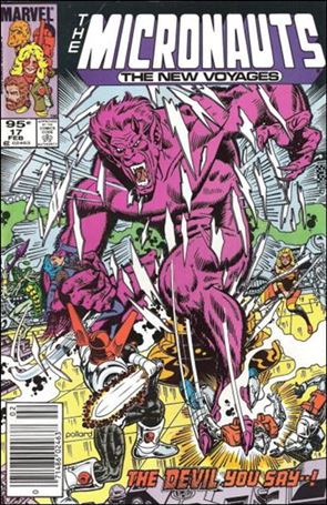 Micronauts (1984) issue 17-B Canadian Price Cover