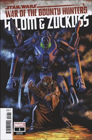 Star Wars: War of the Bounty Hunters - 4-LOM & Zuckuss issue 1-D Superlog 1:25 Cover