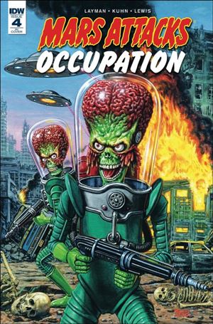 Mars Attacks: Occupation issue 4-C Bob Larkin 1:10 Cover