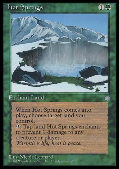 Magic the Gathering: Ice Age (Base Set) card 248 Hot Springs