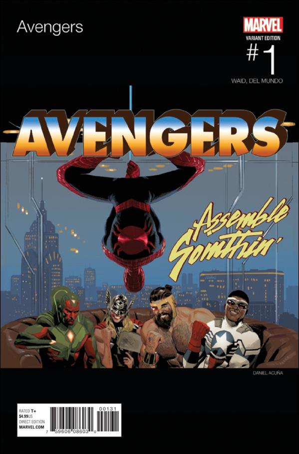 Avengers (2017) issue 1-C Daniel Acuna Hip Hop Cover