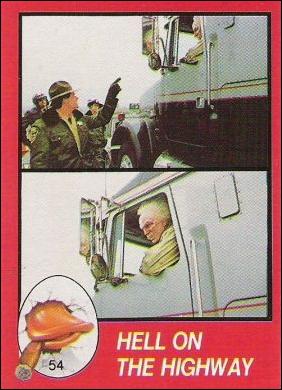 Howard the Duck (Movie) (Base Set) card 54 Hell on the Highway