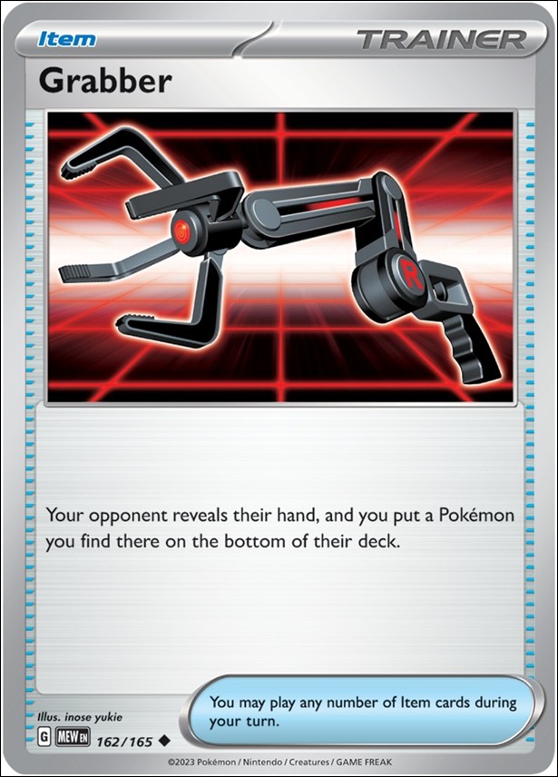 Pokemon: Scarlet & Violet - 151 (Base Set) card 162/165 Grabber