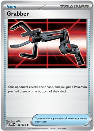 Pokemon: Scarlet & Violet - 151 (Base Set) card 162/165 Grabber