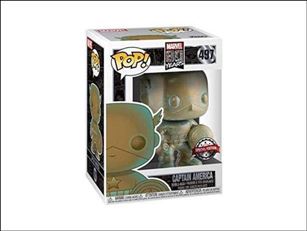 POP! Marvel figure 497 (Patina) Captain America