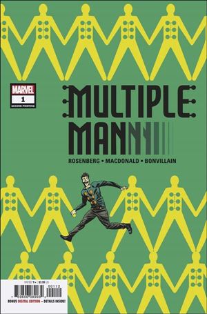 Multiple Man issue 1-D Marcos Martin Green Cover (2nd Printing)